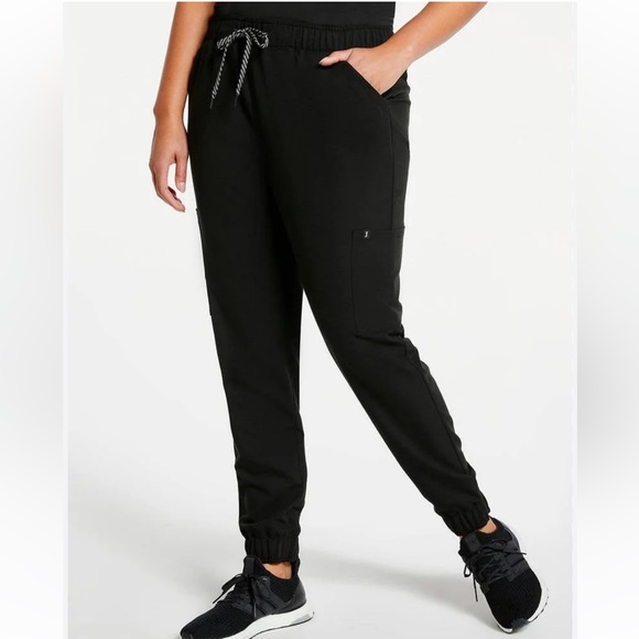 Jaanuu Mesh Enhanced Scrub Joggers pants black size XS like new - Picture 5 of 5